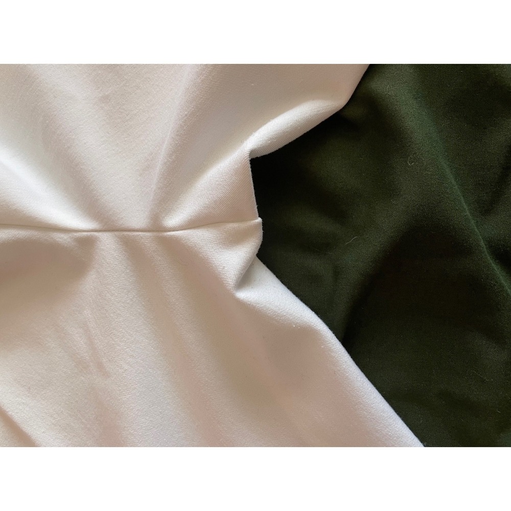 Investments Womens White Straight Leg Dress Pants Mid Rise Size 16 - Picture 9 of 12